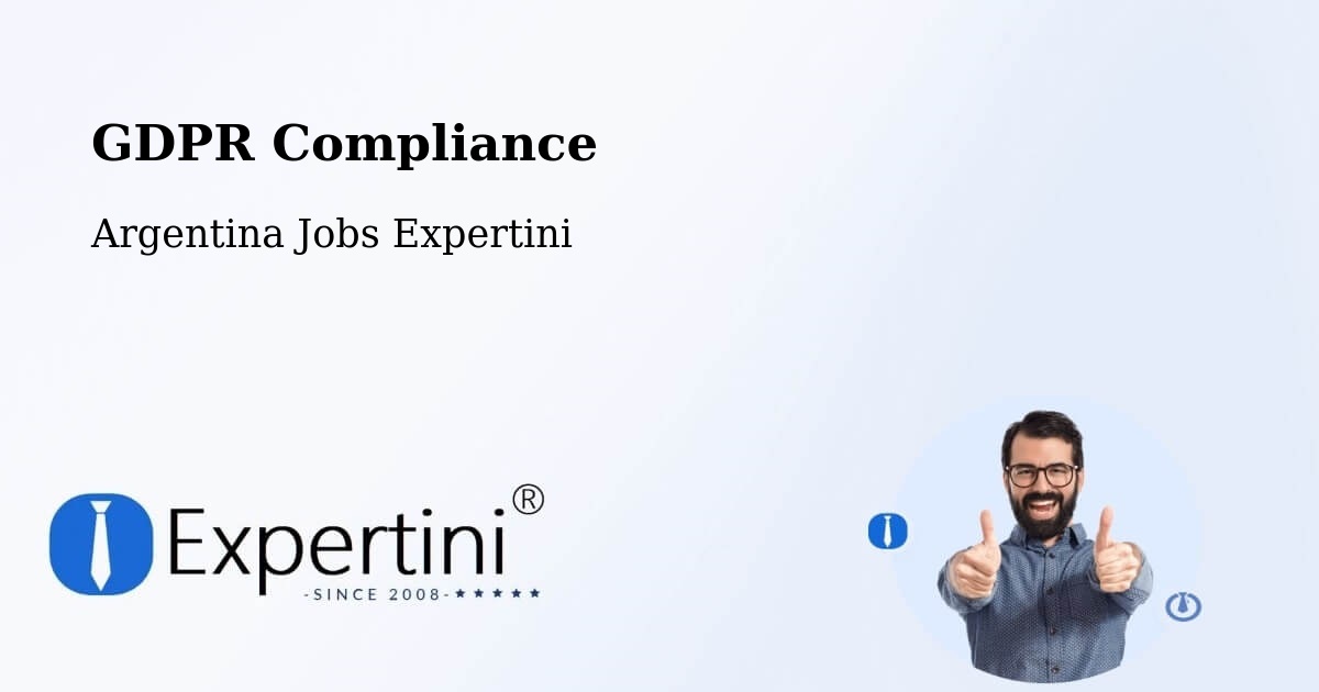 EU GDPR Compliance Statement – Departamento De Concepción - Argentina Jobs Expertini