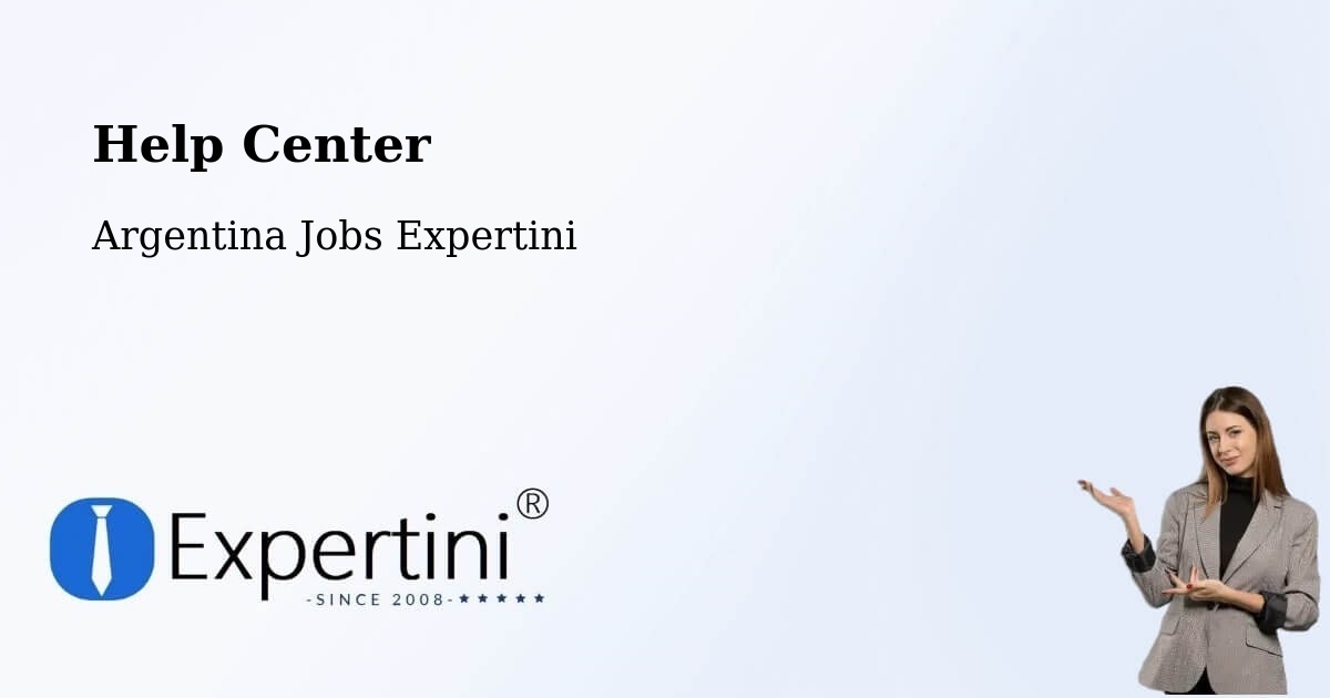 Help Center – Departamento De Concepción - Argentina Jobs Expertini