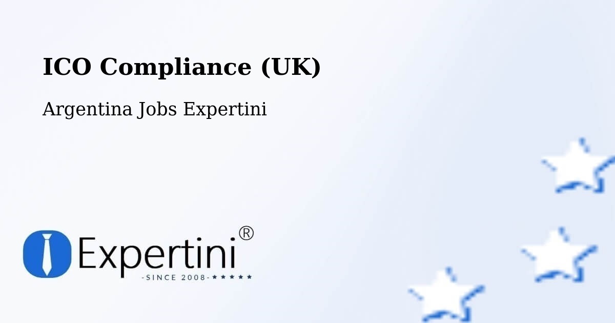 UK Data Protection & ICO Compliance – Departamento De Concepción - Argentina Jobs Expertini