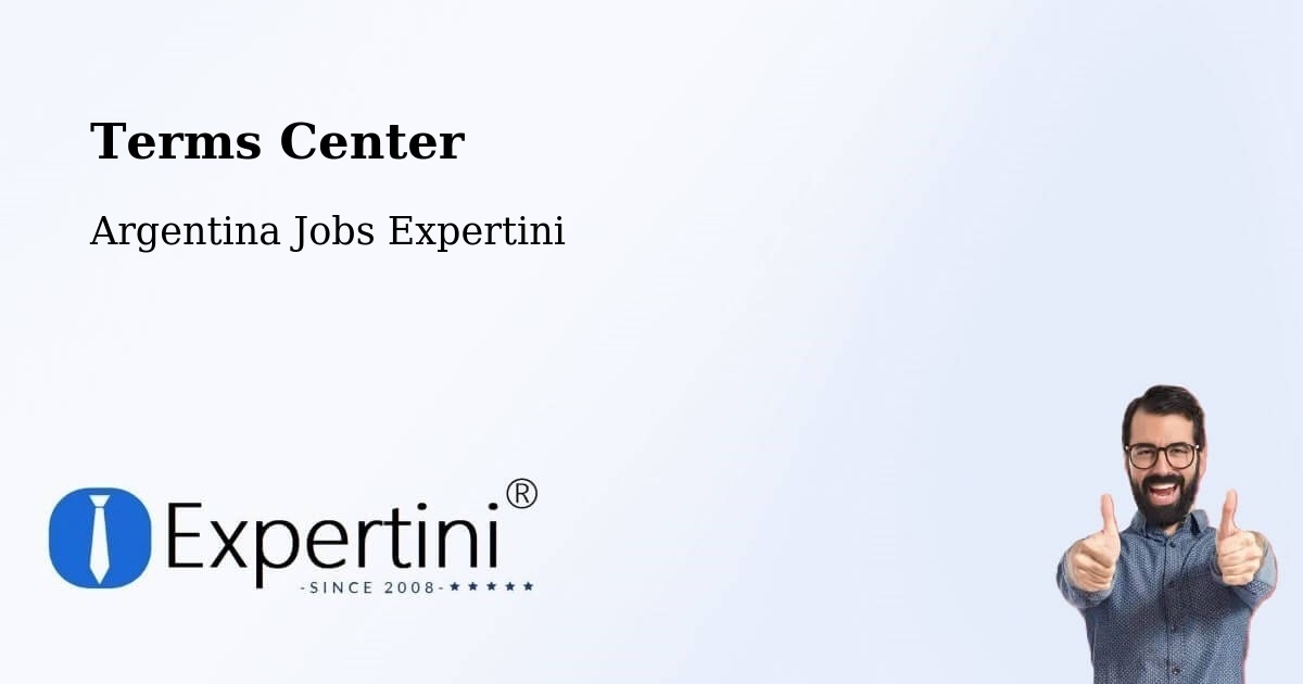 Terms of Service – Departamento De Concepción - Argentina Jobs Expertini